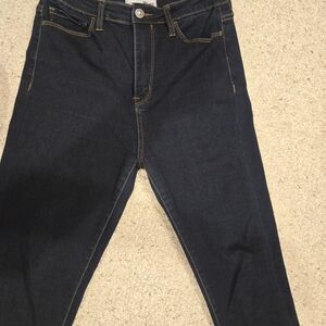 VERVET Women's Dark Blue Skinny Jeans